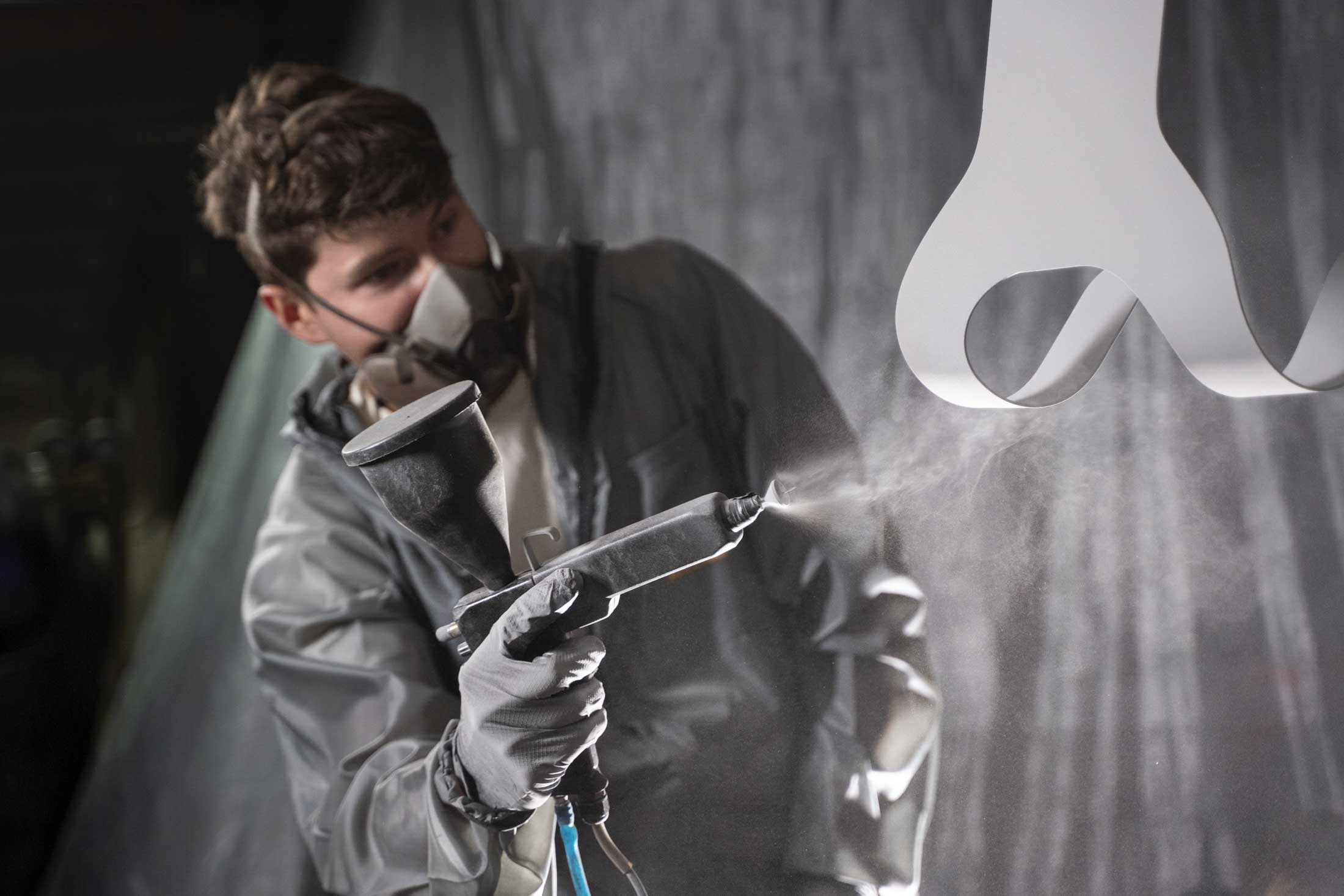 Bombalac Banner Powder Painting